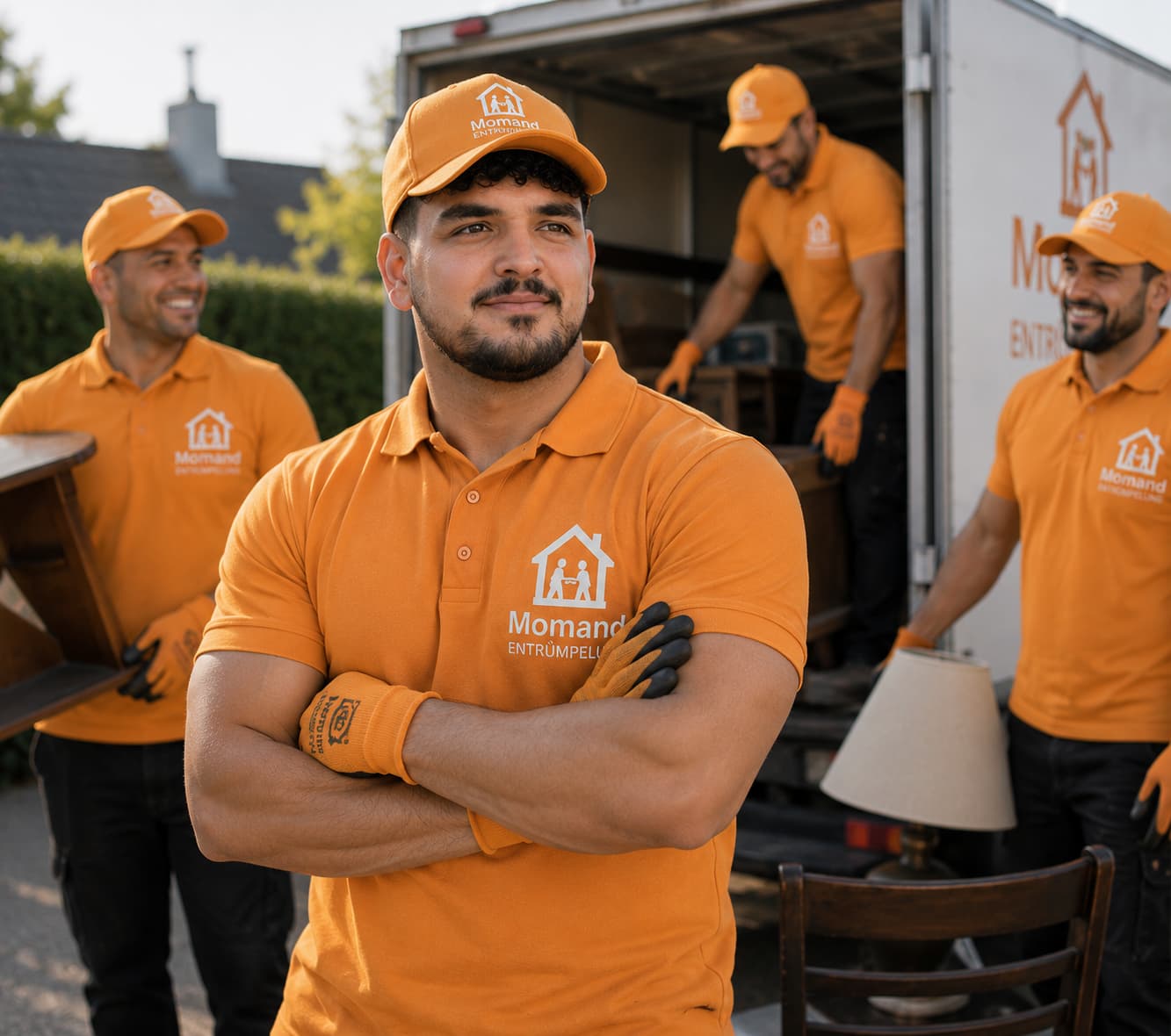Entrümpelungsteam von Momand mit Transporter in Dortmund